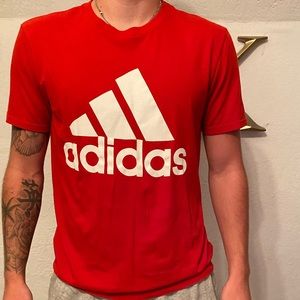 Red Adidas T- Shirt